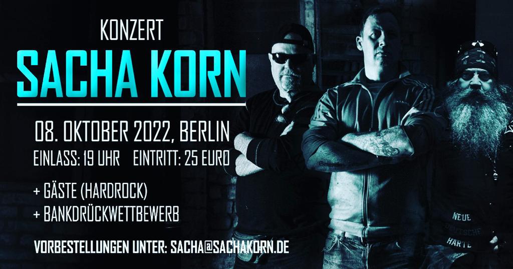 Sacha Korn Konzert in Berlin